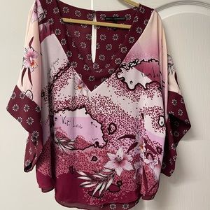 WHBM NWOT kimono blouse